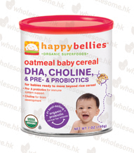 Happy Bellies Oatmeal Baby Cereal (Pack of 6) 含DHA有機燕麥片糊仔(6罐)